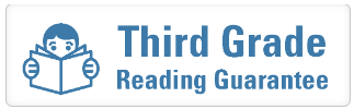 cartoon graphic of student reading a book
